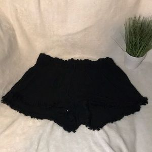 Drawstring boho shorts